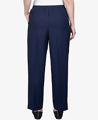 Alfred Dunner Classics Pull-On Straight-Leg Pants Petite and Short