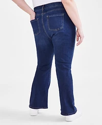 Style & Co Plus Mid-Rise Curvy Bootcut Jeans, Exclusively at Macy's