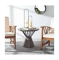 Darien Concrete Accent Table