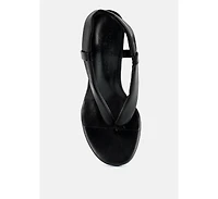 Singles Womens High Heeled Thong Sandals
