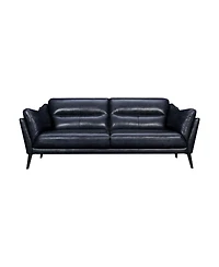 Franz 88" Modern Genuine Leather Sofa