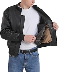 Landing Leathers Men Wwii Leather Tanker Jacket