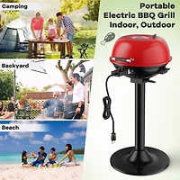 Givimo 1600W Portable Electric Bbq Grill with Removable Non-Stick Rack