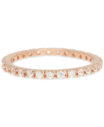 Adornia Crystal Eternity Band Ring