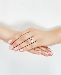 Diamond Princess-Cut Bridal Set (1 ct. t.w.) in 14k White Gold