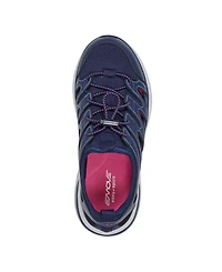 Easy Spirit Women's Metri Round Toe Slip-On Drawstring Sneakers