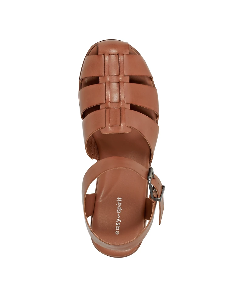 Easy Spirit Women's Gretty Flat Fisherman Sandals