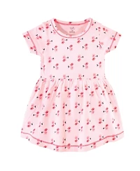 Touched by Nature Toddler Girls Organic Cotton Short-Sleeve Dresses