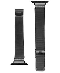 Nine West Women's Dark Gray Stainless Steel Mesh Band designed for Apple Watch 42mm (Series 10) & 38/40/41mm