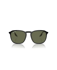 Ray-Ban Unisex RB2203 Polarized Low Bridge Fit Sunglasses, Polar RB2203F