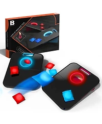 Black Series Light Up Bean Bag Toss Outdoor Game Set with Boards