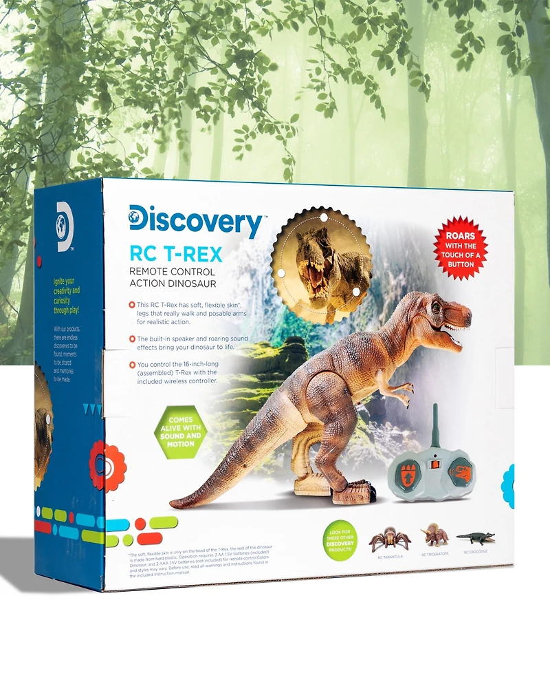Discovery Kids Rc T Rex Dinosaur Electronic Toy Action Figure