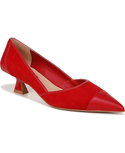 Franco Sarto Women's Darcy Pointed Toe Kitten Heel Pumps
