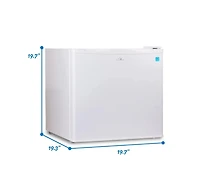 1.2 Cu.Ft. Upright Freezer - White