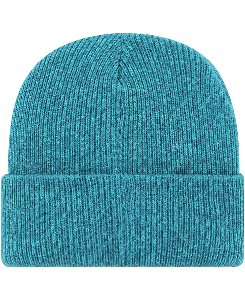 Men's '47 Brand Turquoise Charlotte Hornets Brain Freeze Cuffed Knit Hat