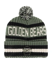 Men's '47 Brand Green Cal Bears Oht Military-Inspired Appreciation Bering Cuffed Knit Hat with Pom