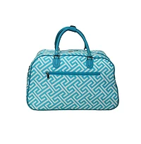 World Traveler Geometric 21-inch Carry-On Shoulder Duffel Bag