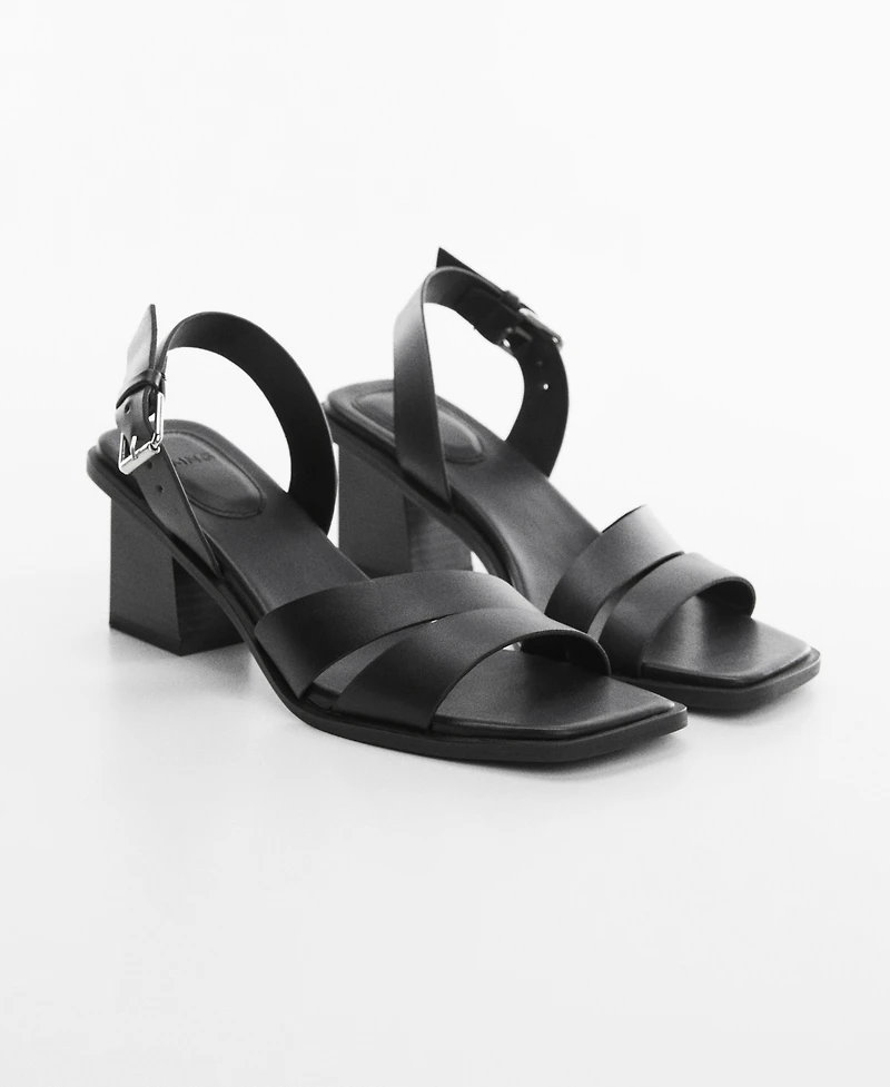 Mango Women's Block Heel Sandals