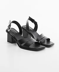 Mango Women's Block Heel Sandals
