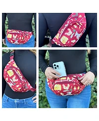 World Traveler Farm Animals 14-Inch Fanny Pack Adjustable Crossbody Waist Pack