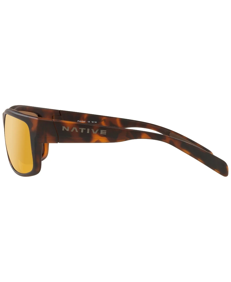 Native Eyewear Men's Ashdown Polarized Sunglasses, Mirror Polar XD9003
