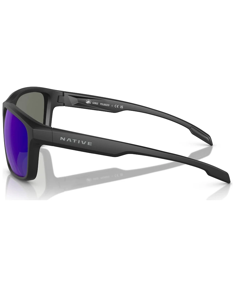 Native Men's Gorge Polarized Sunglasses, Mirror Polar XD9040