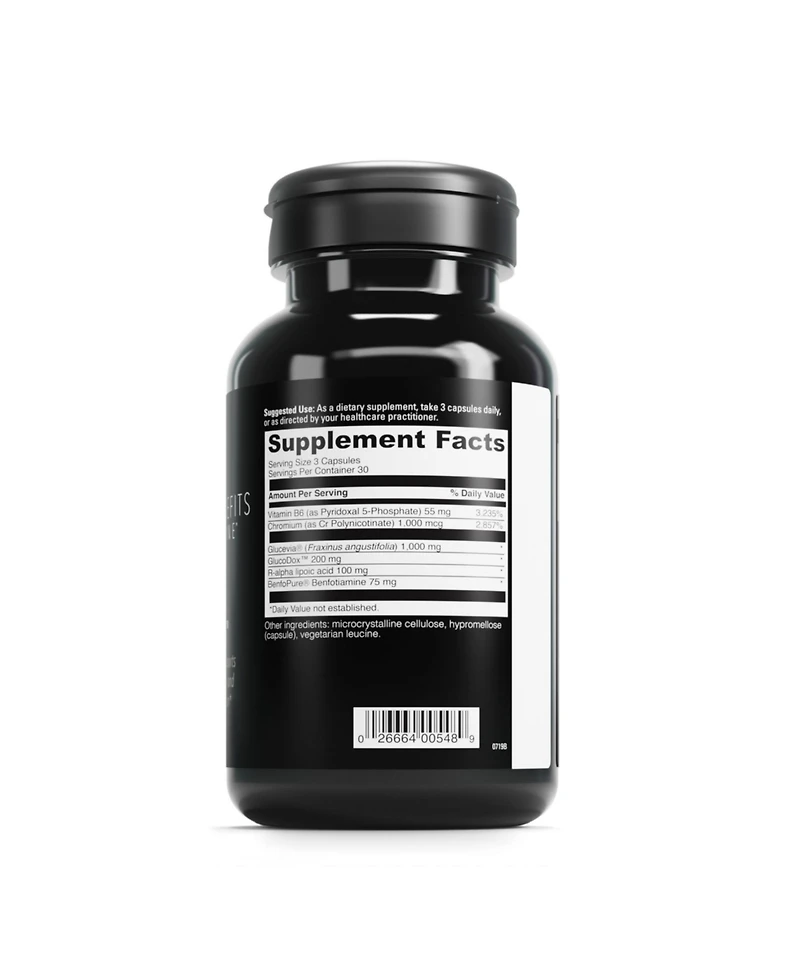 DaVinci Laboratories DaVinci Labs Gluco Benefits - Dietary Supplement to Support Healthy Metabolism and Enhanced Cellular Energy