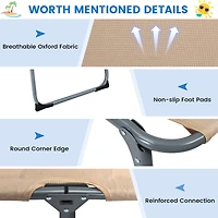 Inolait Folding Chaise Lounge Chair with Face Hole for Beach