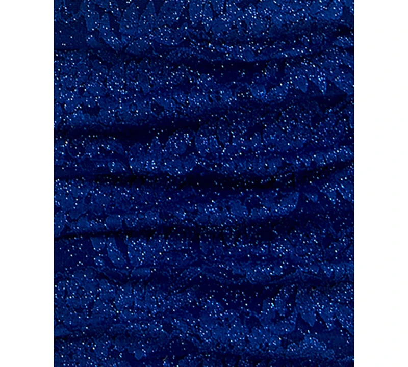 Emerald Sundae Juniors' Glitter-Lace Bodycon Dress