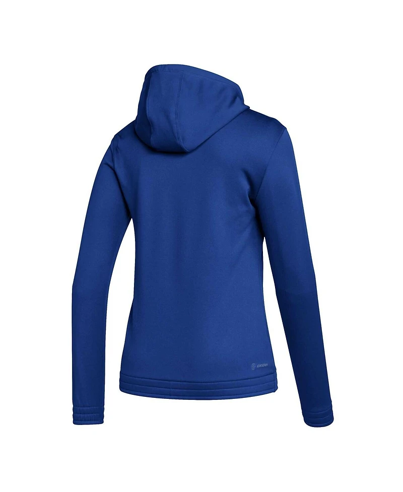 Women's adidas Blue St. Louis Blues Team Pullover Hoodie