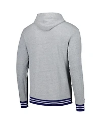 Men's Mitchell & Ness Heather Gray Tampa Bay Lightning Classic French Terry Pullover Hoodie