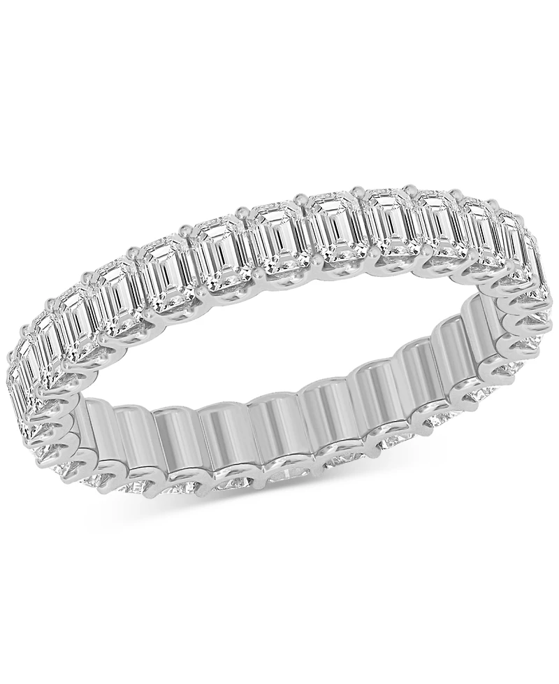 Diamond Emerald-Cut Eternity Band (2 ct. t.w.) Platinum or 14k Gold
