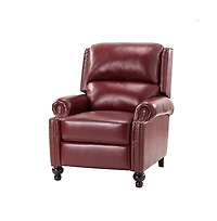 Franco Genuine Leather Manual Recliner