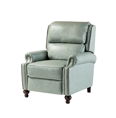 Franco Genuine Leather Manual Recliner