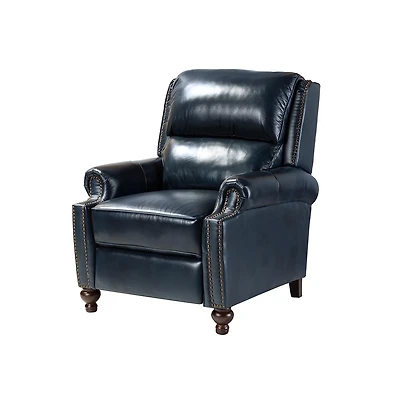 Franco Genuine Leather Manual Recliner