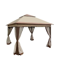 Streamdale Pop-Up Gazebo with Netting, 11x11FT, 2-Tier