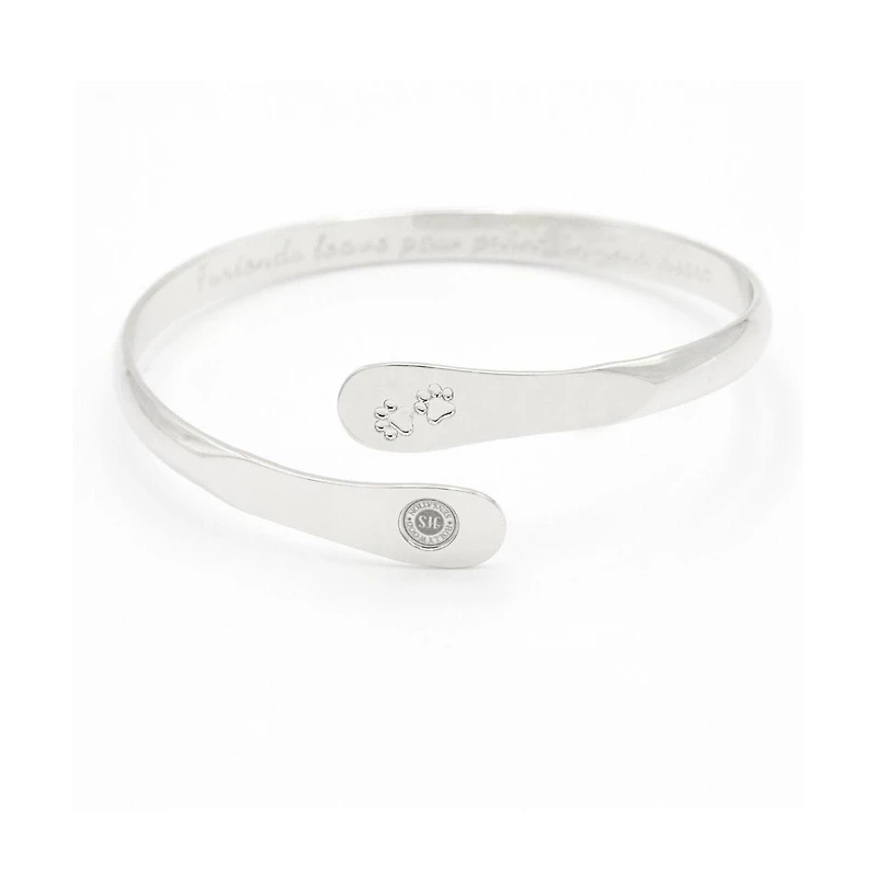 Engraved Paw Bracelet Furry Friends Bangle
