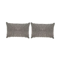 Safavieh Glitter 12" x 18" Pillow (Set of 2)