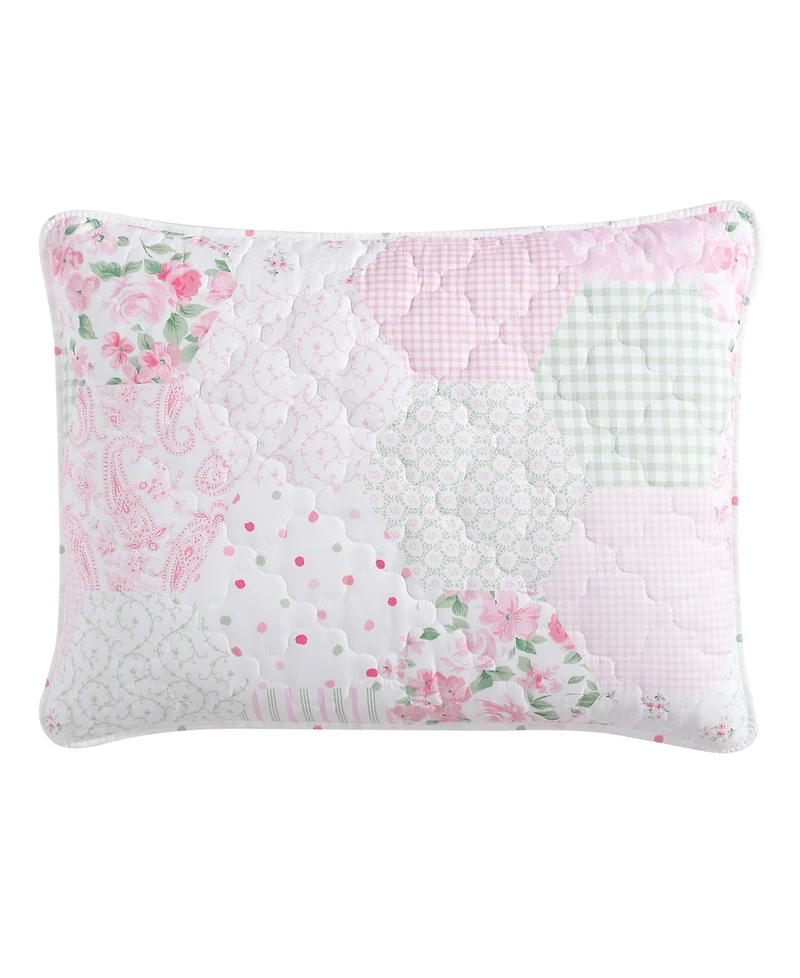 Laura Ashley Kids Ellyn Reversible 2 Piece Quilt Set, Twin