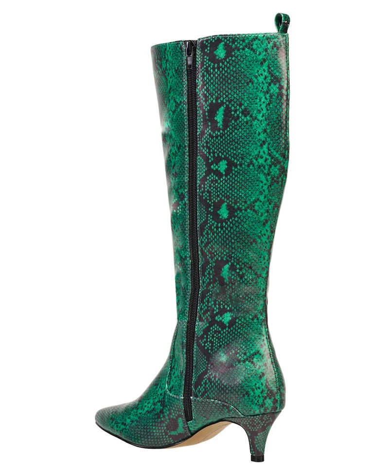 French Connection Women's Darcy Kitten Heel Knee High Boots