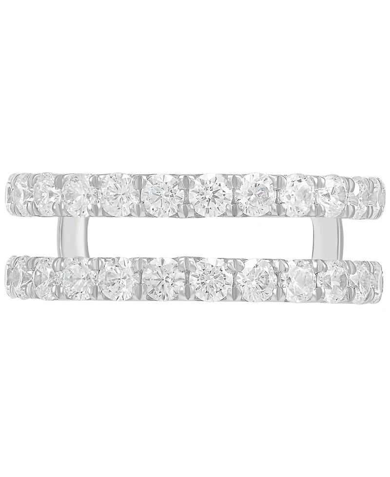 Grown With Love Igi Certified Lab Diamond (1-1/2 ct. t.w.) Enhancer Ring 14k White or Yellow Gold