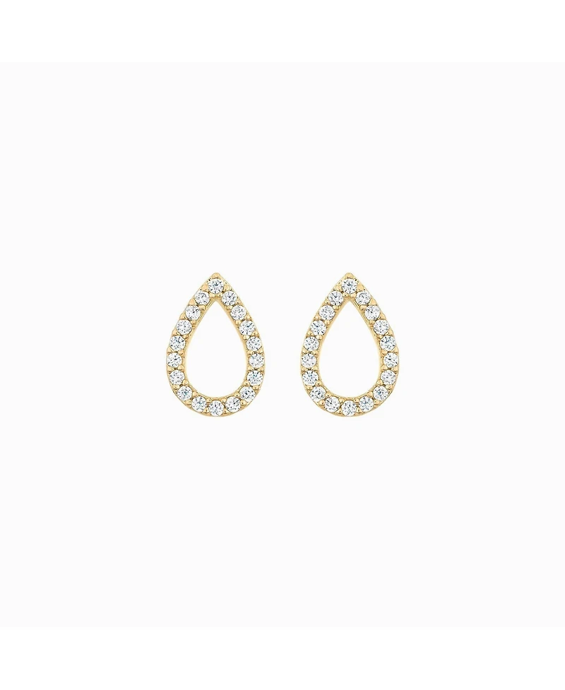Livia Teardrop Stud Earrings with Elegant and Chic Design