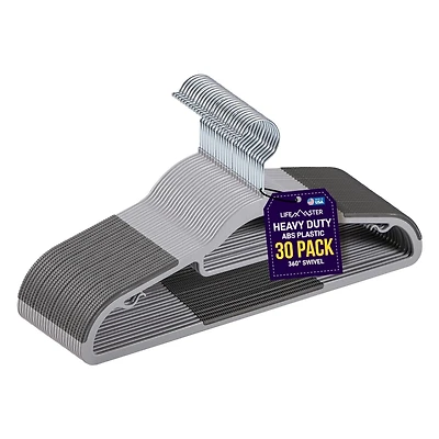 Bakken- Swiss Lifemaster Durable Non-Slip Clothes Hangers