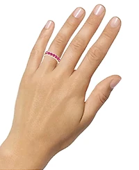 2-Pc. Set Emerald (7/8 ct. t.w.) Ring & Diamond Enhancer (1/4 14k Gold (Also Ruby and Sapphire)