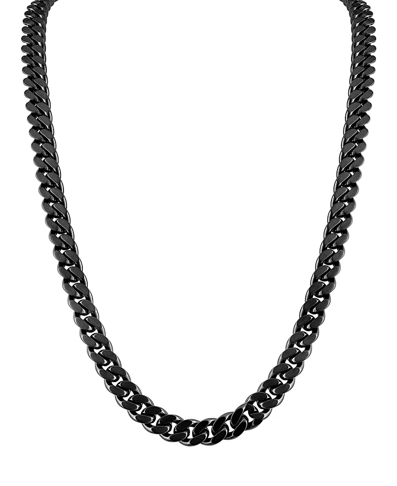 Bulova Gray & Rose Gold-Tone Ip Stainless Steel Link 24" Necklace
