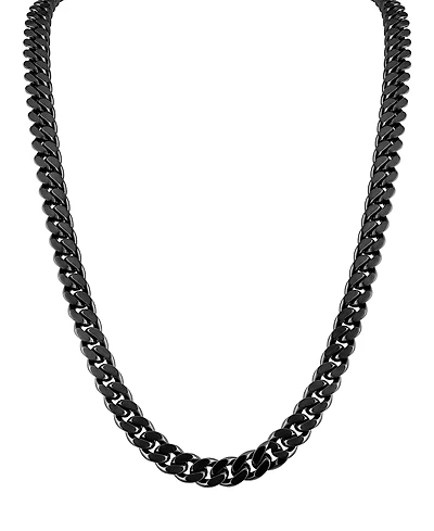 Bulova Gray & Rose Gold-Tone Ip Stainless Steel Link 24" Necklace