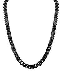 Bulova Gray & Rose Gold-Tone Ip Stainless Steel Link 24" Necklace