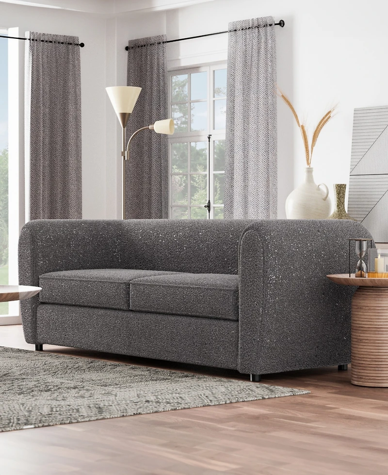 Valerian 86.5" Boucle Fabric Sofa