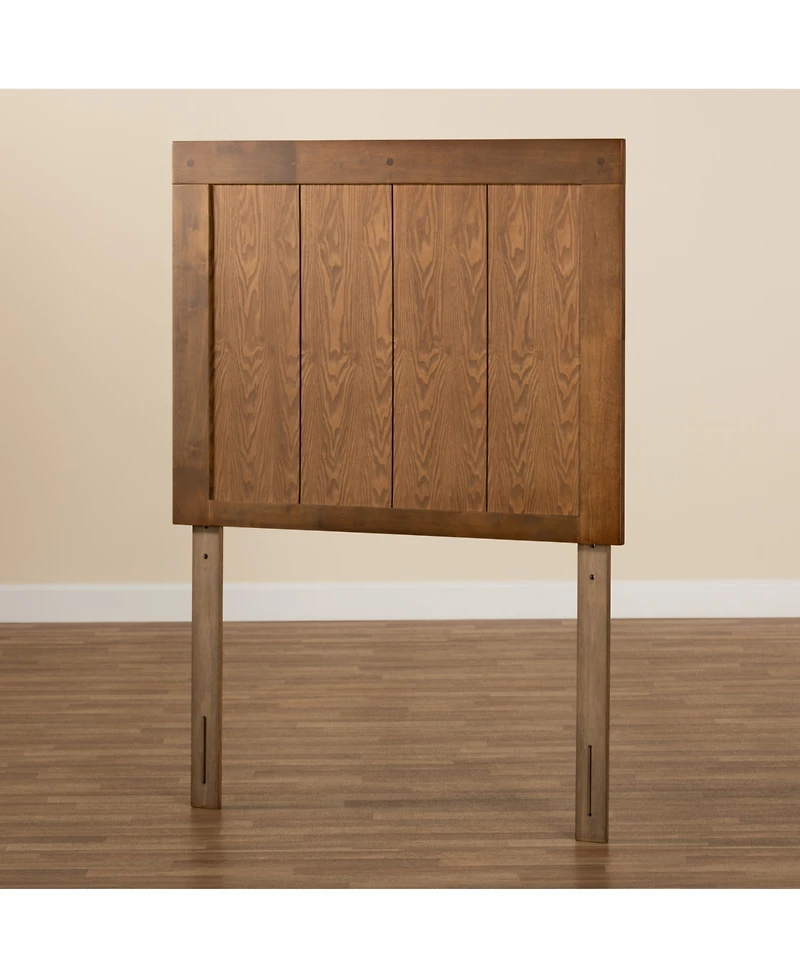 Baxton Studio Patwin Modern and Contemporary Transitional Twin Size Finished Wood Headboard