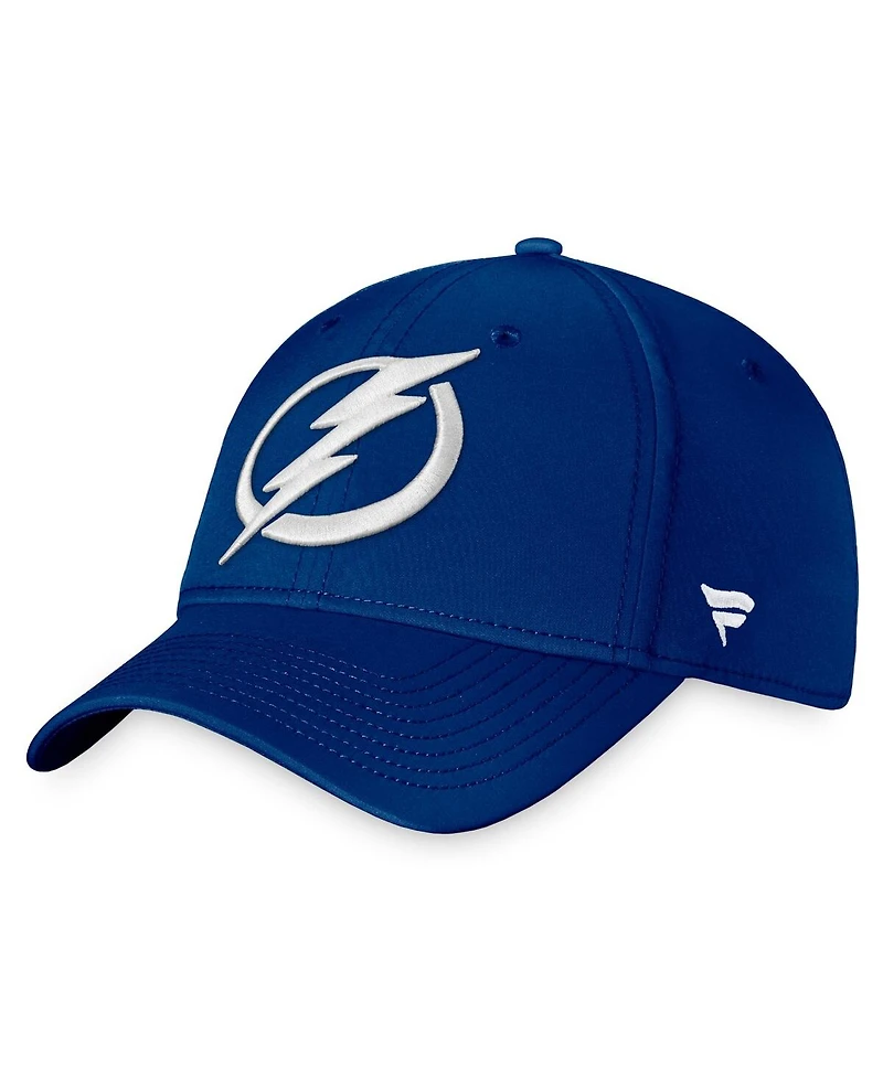 Men's Fanatics Blue Tampa Bay Lightning Core Primary Logo Flex Hat